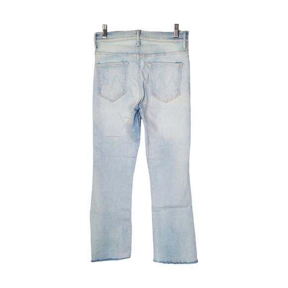 Mother The Insider Crop Step Fray High Rise Bootcut Jeans Sexico Mexico Size 28 - Picture 3 of 12